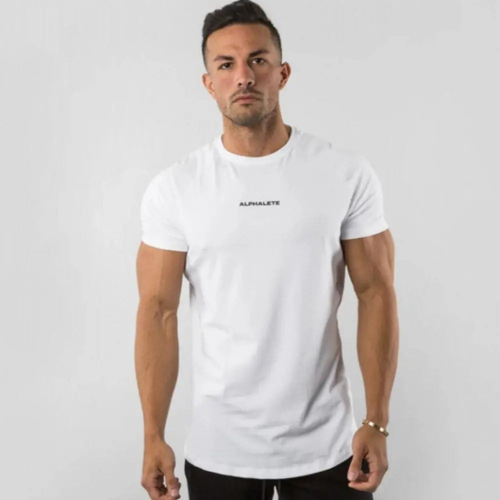 Men Fitted Gym T-Shirt - GLR SHOPPING