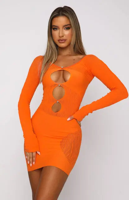 Casual Cutout Dress - GLR SHOPPING