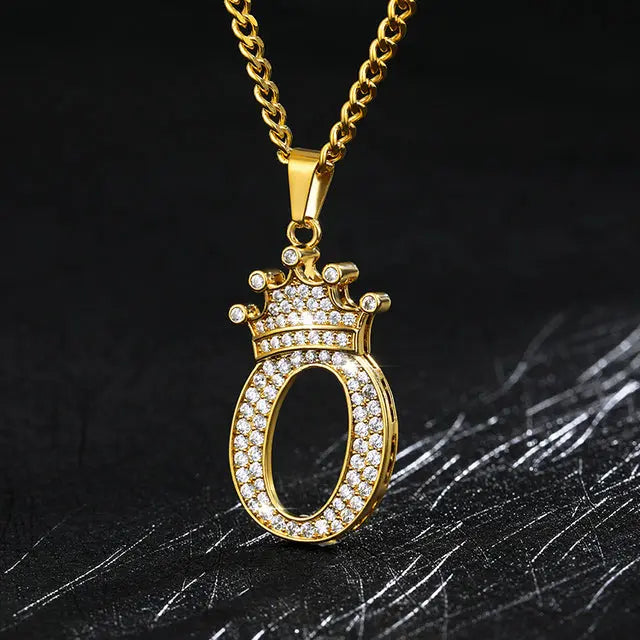 Zircon Alphabet Necklace - GLR SHOPPING