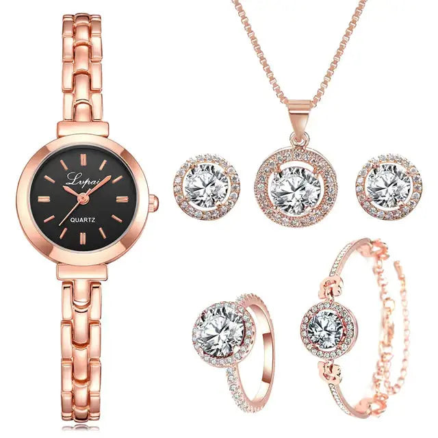 Crystal Watch Set - GLR SHOPPING