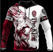Lion - White Tiger Hoodies - GLR SHOPPING