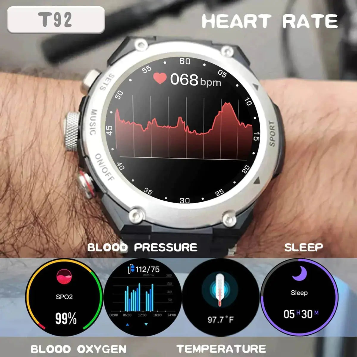 Oryon™ - Sports Smartwatch - GLR SHOPPING