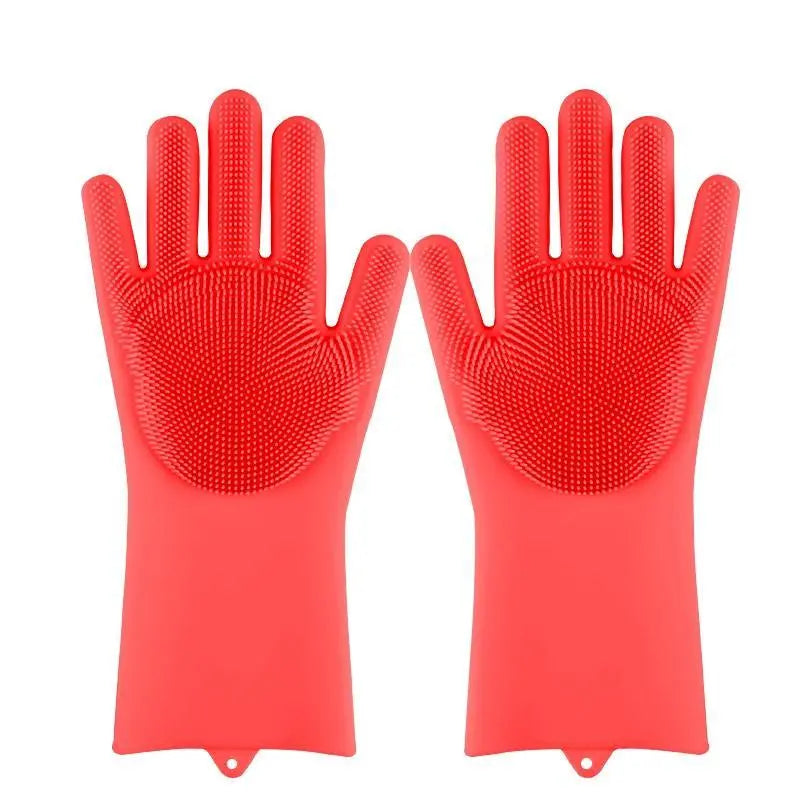 Multifunction Magic Silicone Dish Washing Gloves Home Essentials-7