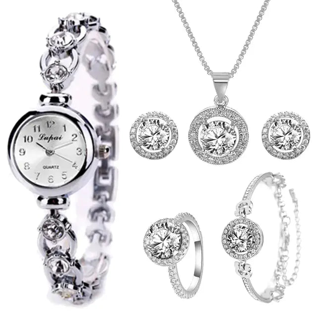 Crystal Watch Set - GLR SHOPPING