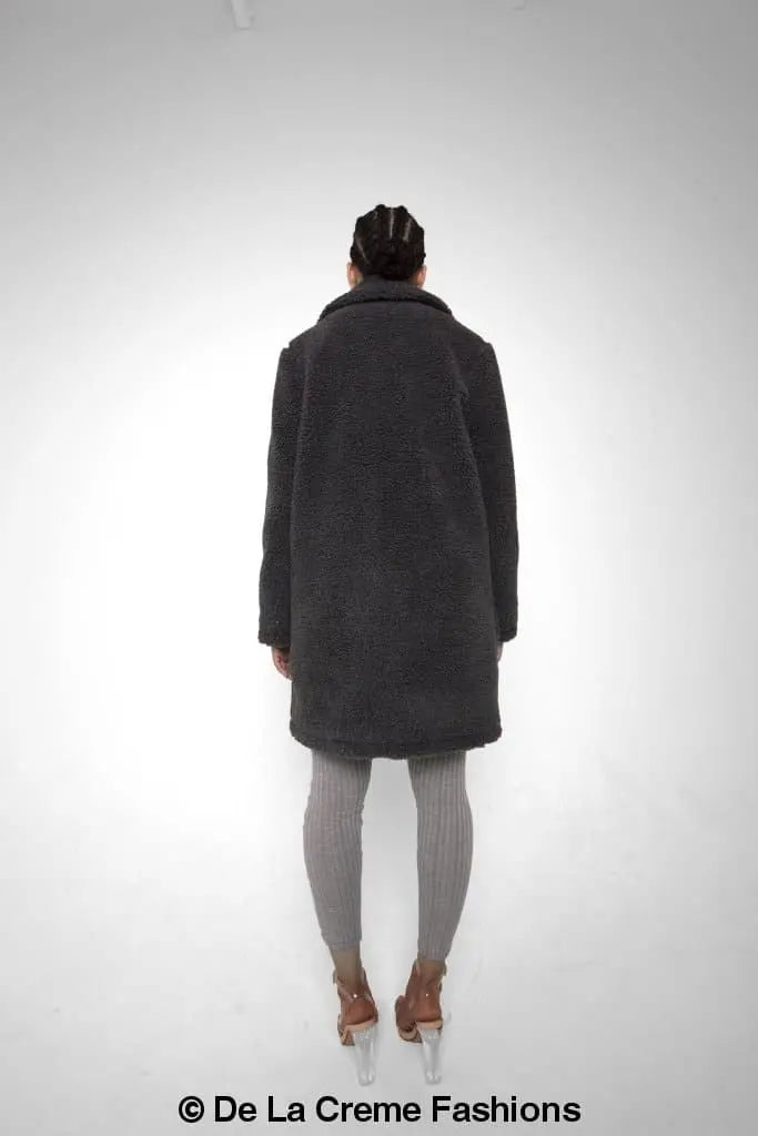 Jacqueline Oversized Teddy Coat - GLR SHOPPING