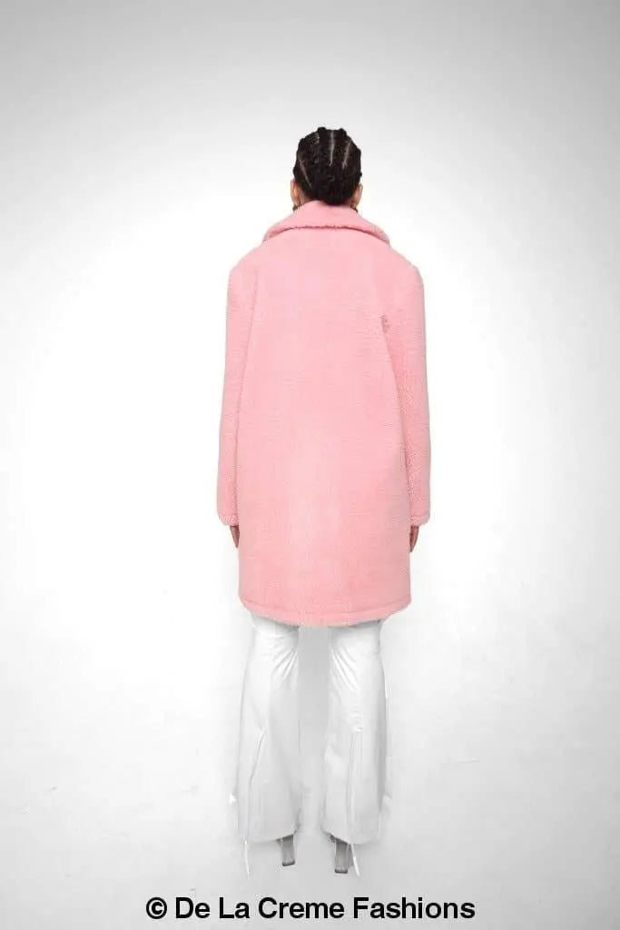 Jacqueline Oversized Teddy Coat - GLR SHOPPING