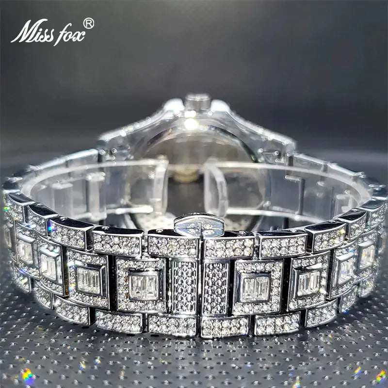 Masculino Diamond Quartz Watches - GLR SHOPPING