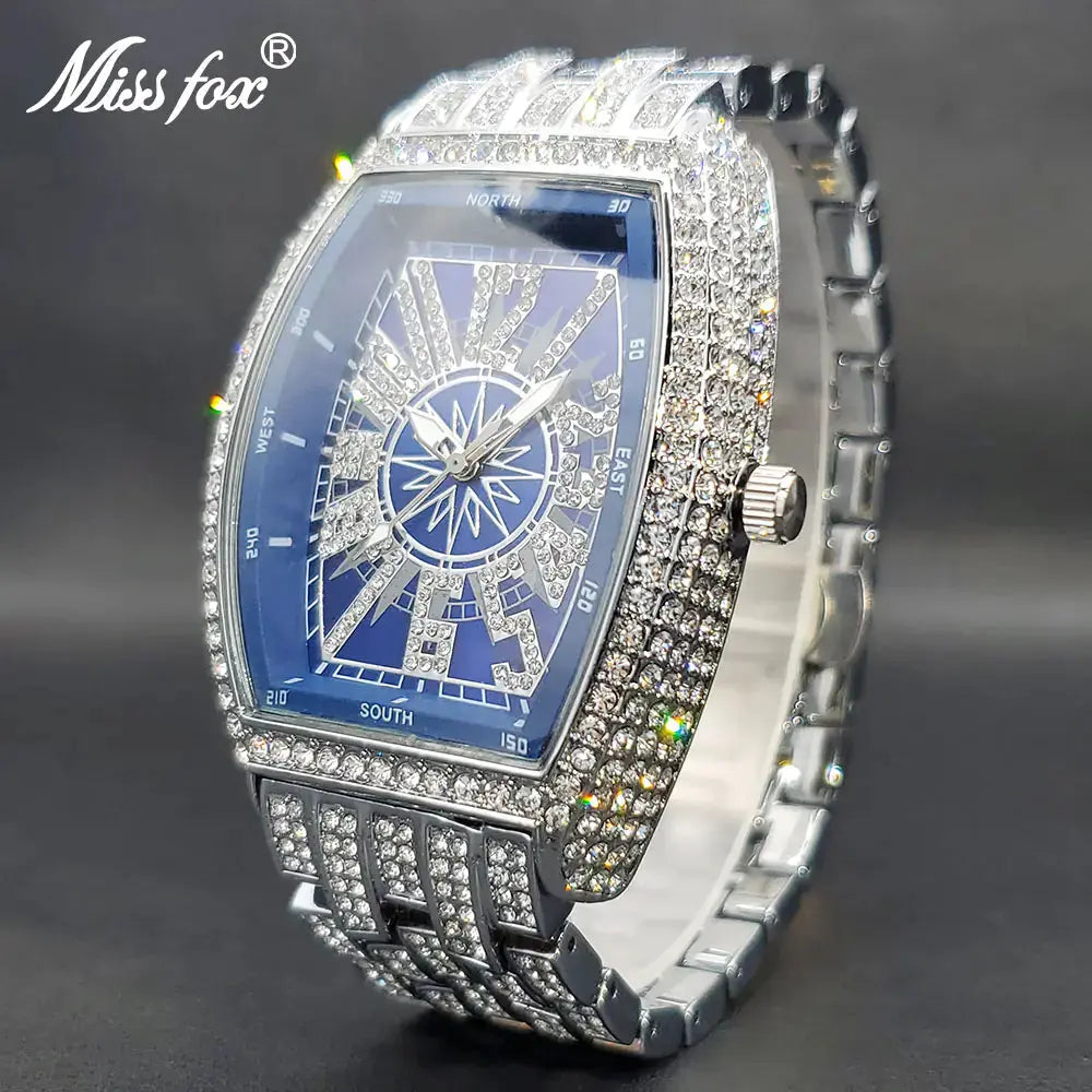 Iced Out Watch For Men - GLR SHOPPING