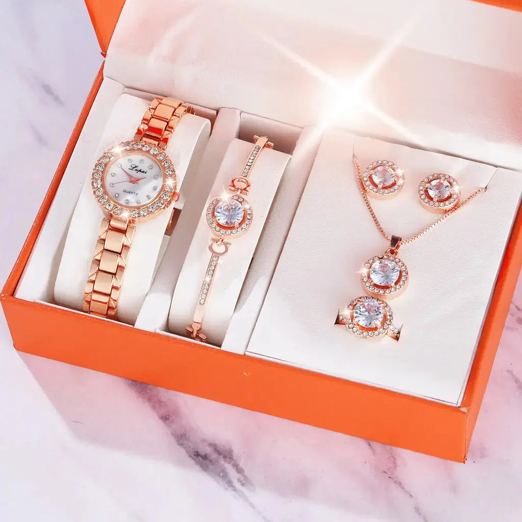 Crystal Watch Set - GLR SHOPPING