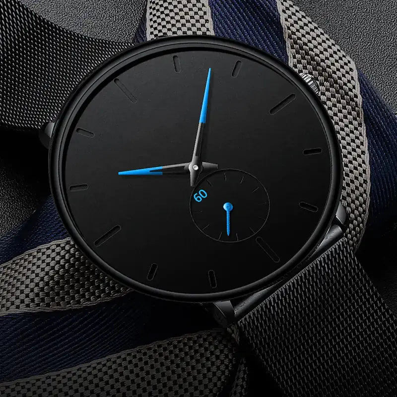 Stainless Mesh Band Watch - GLR SHOPPING