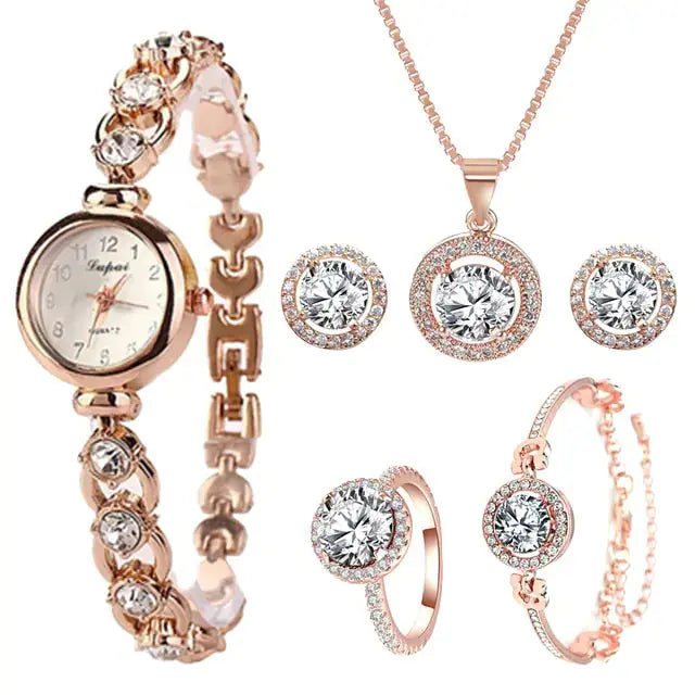 Crystal Watch Set - GLR SHOPPING