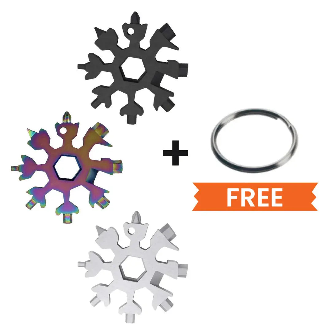 18 in 1 Portable Snowflake Multi Tool - GLR SHOPPING