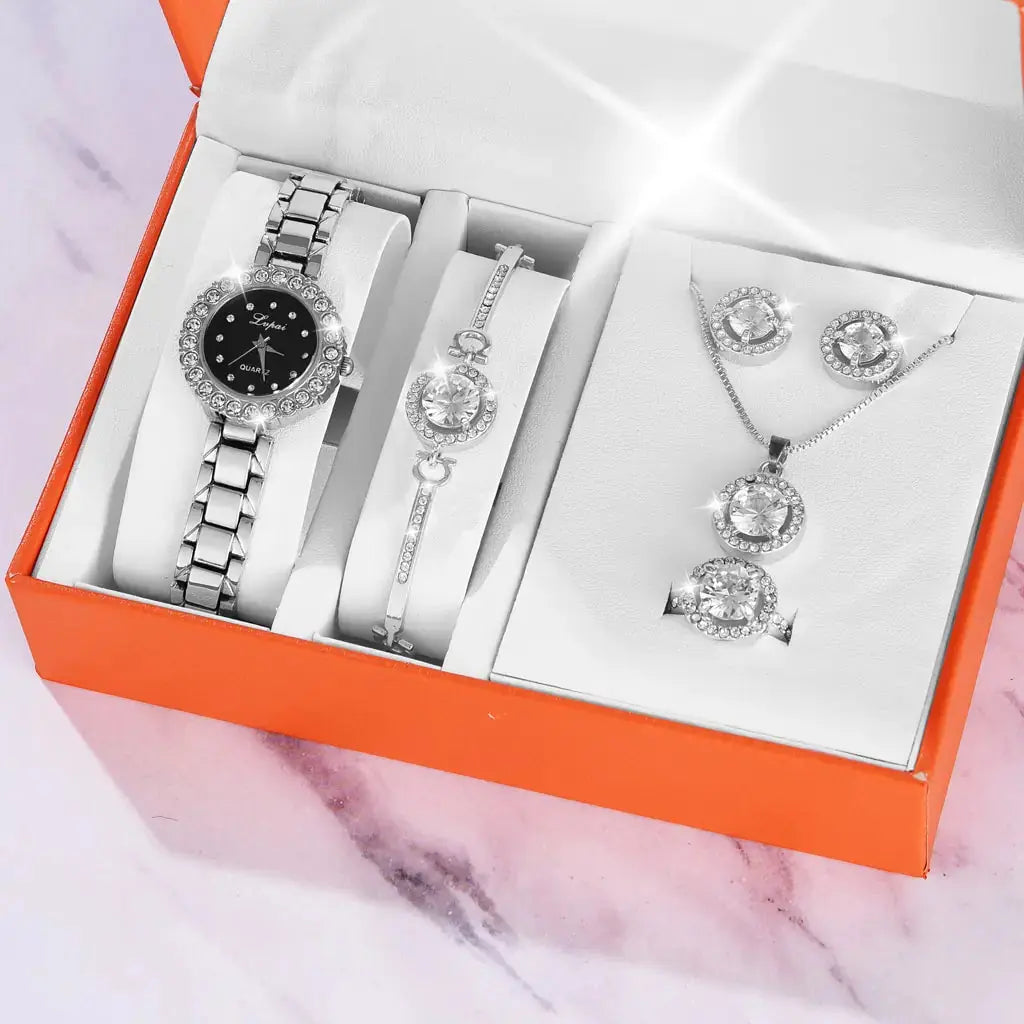 Crystal Watch Set - GLR SHOPPING
