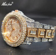 Masculino Diamond Quartz Watches - GLR SHOPPING