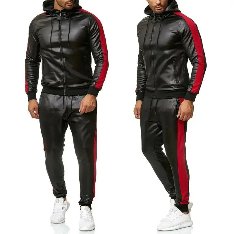 Sweat Suit Hooded Jacket Pants Set - GLR SHOPPING