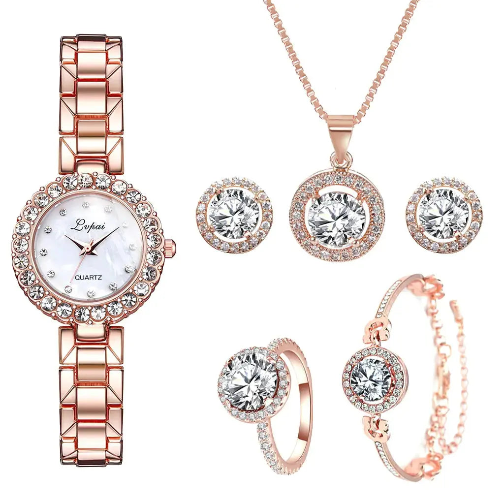 Crystal Watch Set - GLR SHOPPING