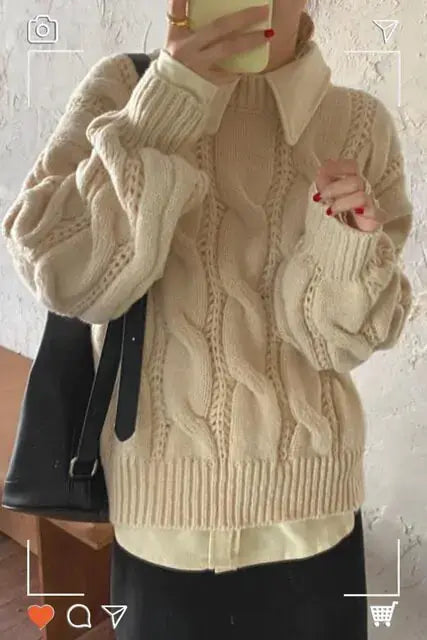 Women Fashion Knitted Pullovers Sweaters - GLR SHOPPING