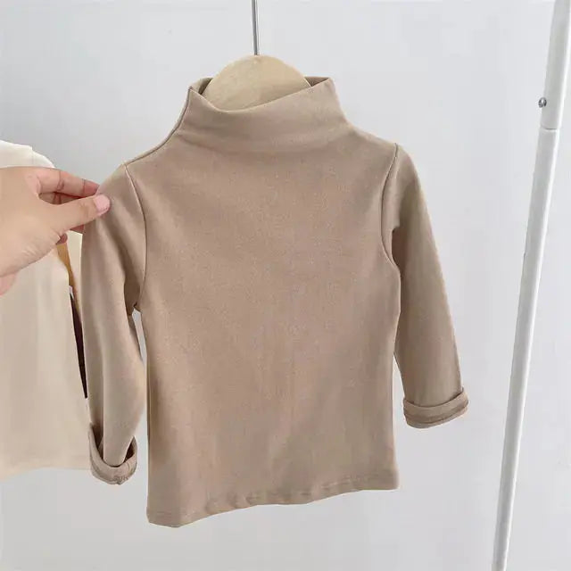 Boys Girls T-shirts Kids Tops Turtleneck GLR SHOPPING