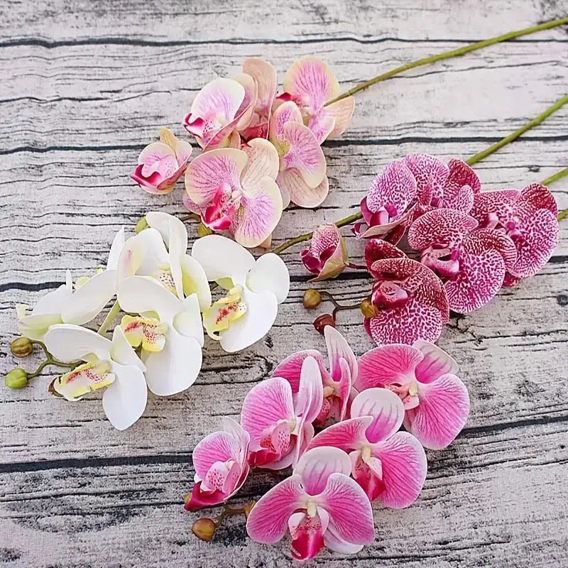 Artificial 6-Head Phalaenopsis Orchid GLR SHOPPING