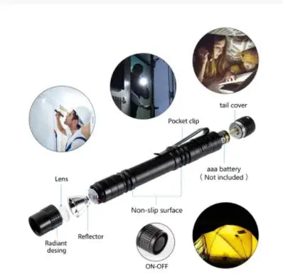 4 x Mini LED Flashlight Set GLR SHOPPING
