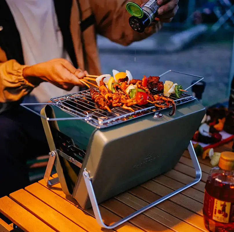 Portable BBQ Stove Grill Folding Charcoal Grill GLR SHOPPING