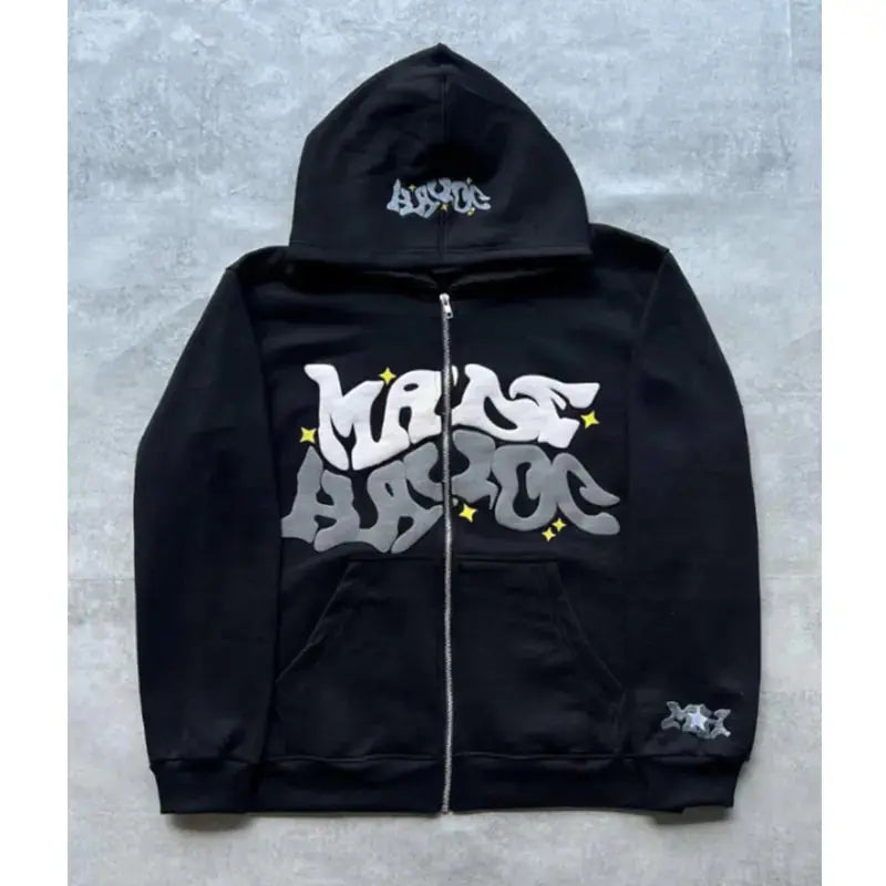 Y2K Hoodie Hip Hop Letter Print Oversized GLR SHOPPING