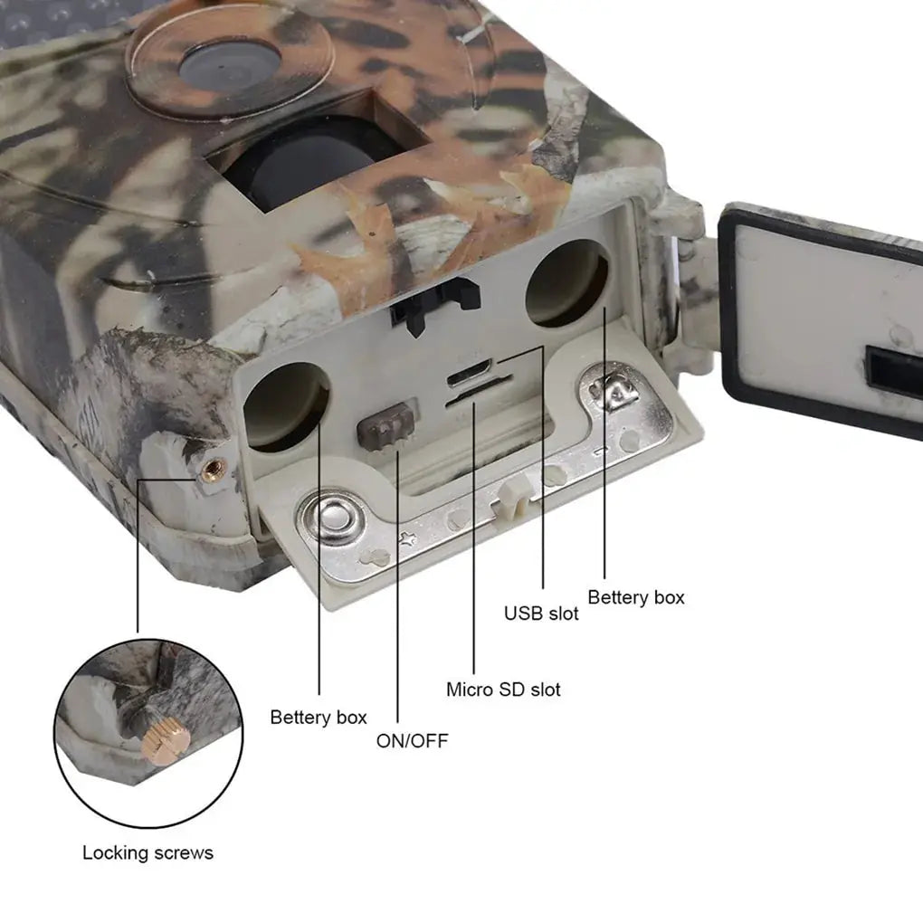 12MP 1080P Night Vision Trail Wildlife Camera GLR SHOPPING