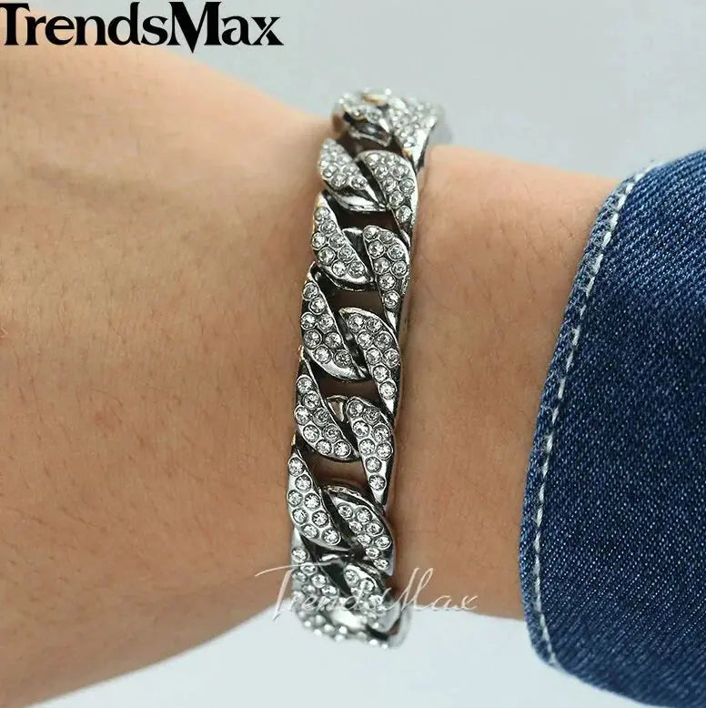 Miami Curb Cuban Chain Bracelet GLR SHOPPING