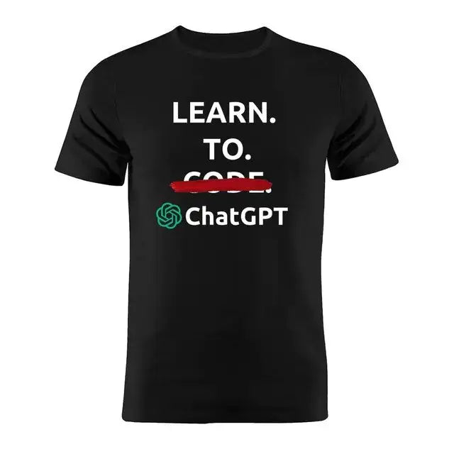 Pure Cotton Unisex Men Women T Shirt Learn To Code GLR SHOPPING