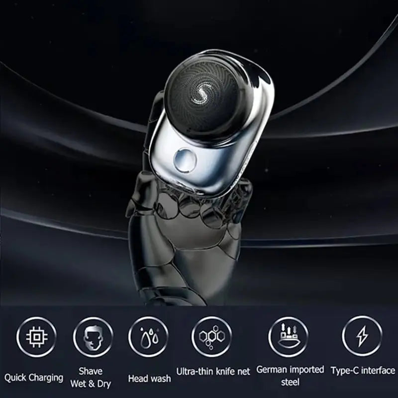 Pocket-Sized Electric Travel Shaver GLR SHOPPING