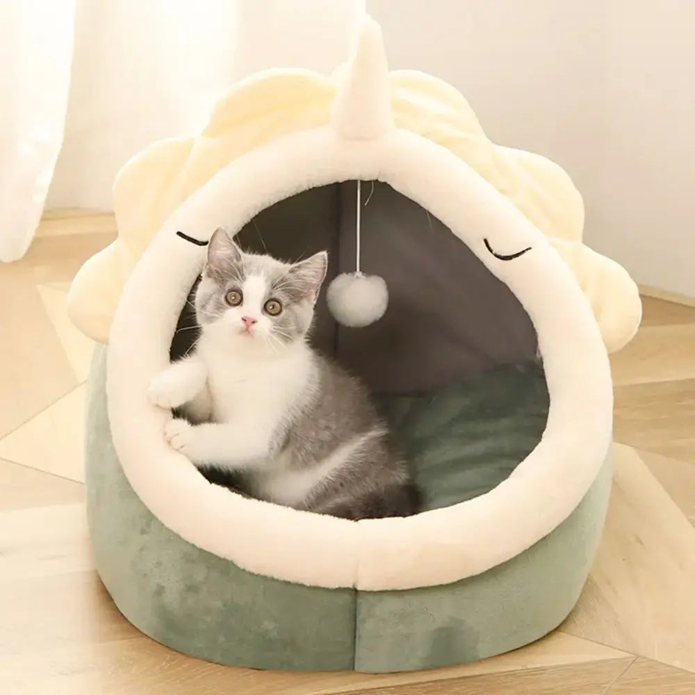 Adorable Dinosaur Pet House with Toy - GLR SHOPPING