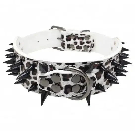 Spiked Studded Leather Collars GLR SHOPPING