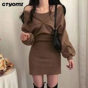 French Elegant Suit Suspender Dress GLR SHOPPING