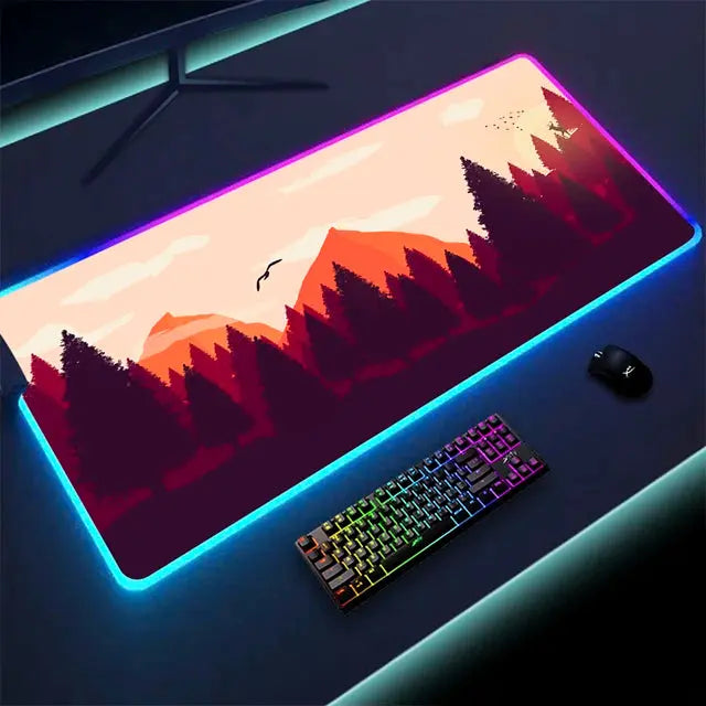 Luminous LED Lighting Mouse Pad GLR SHOPPING