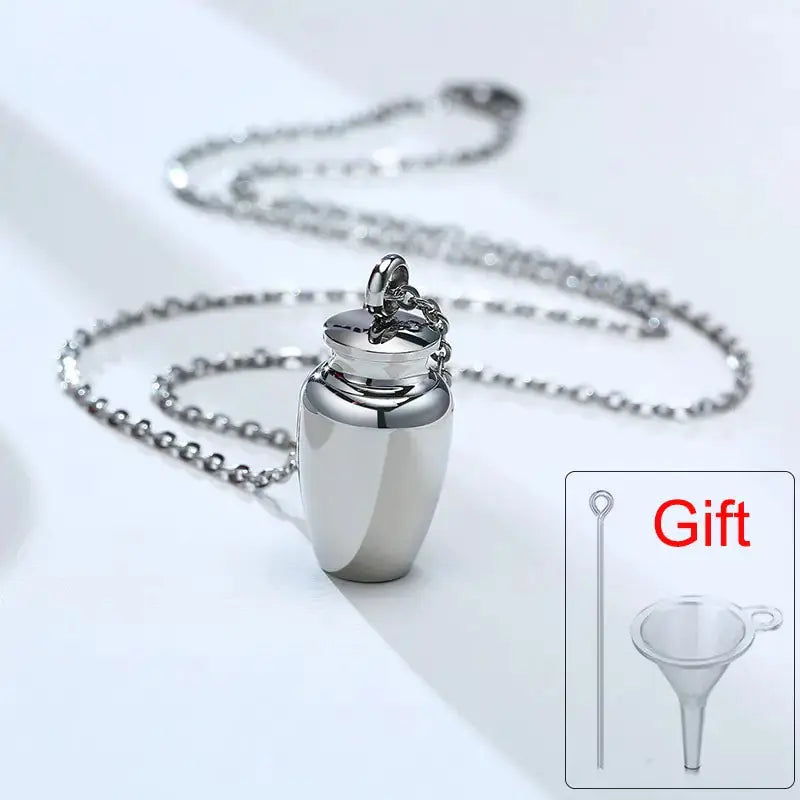 Openable Earthen Jar Columbarium Shape Pendant GLR SHOPPING