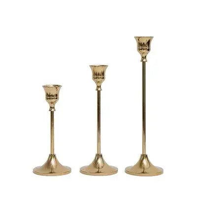 Elegant Vintage Gold Candle Holder GLR SHOPPING