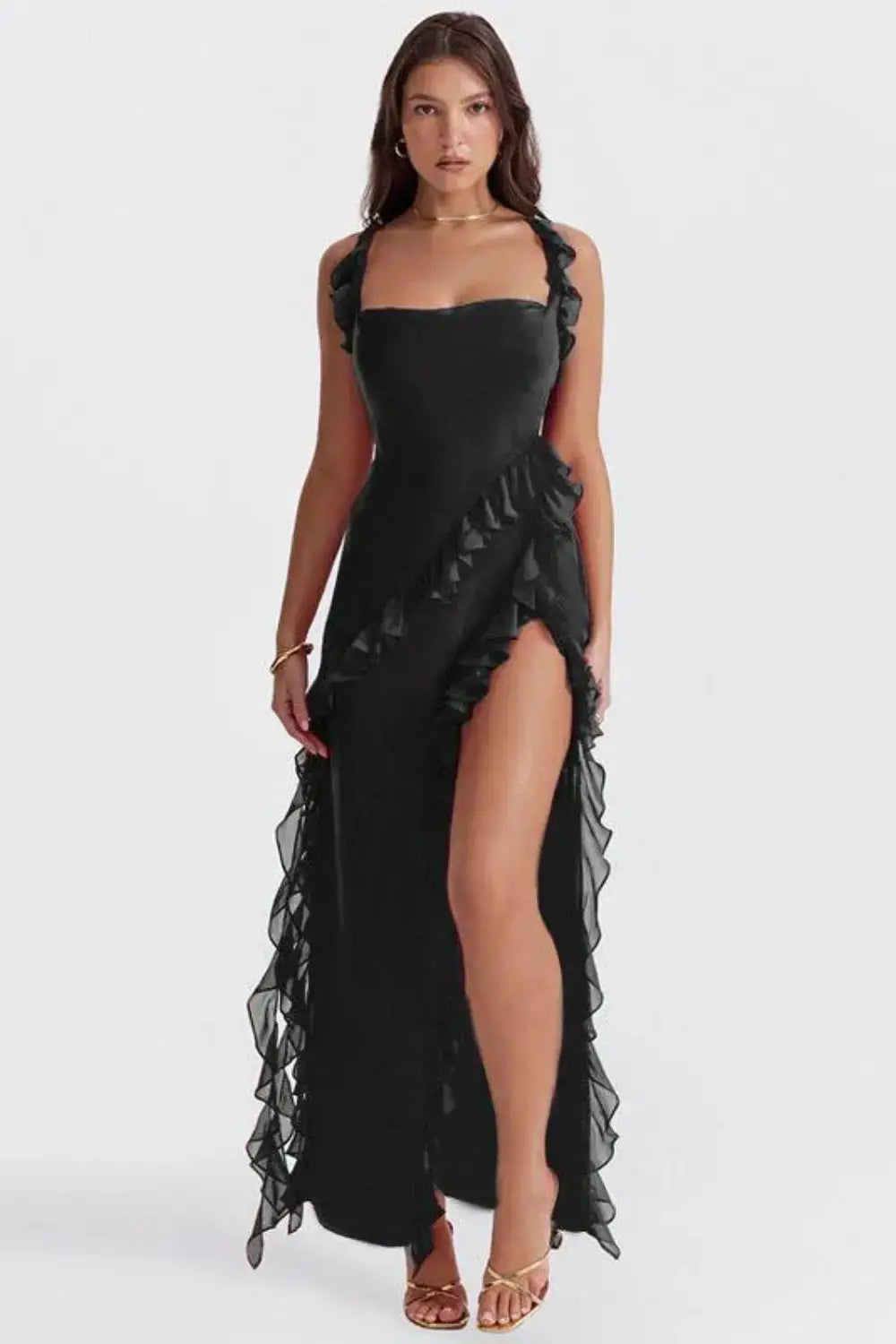 Elegant Maxi Evening Dress GLR SHOPPING