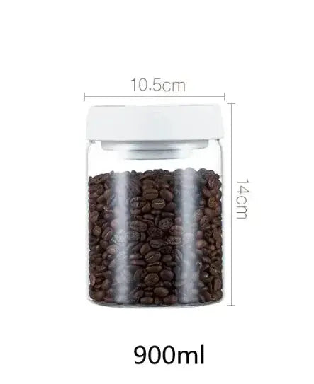 Vacuum Sealed Glass Storage Jar Set GLR SHOPPING