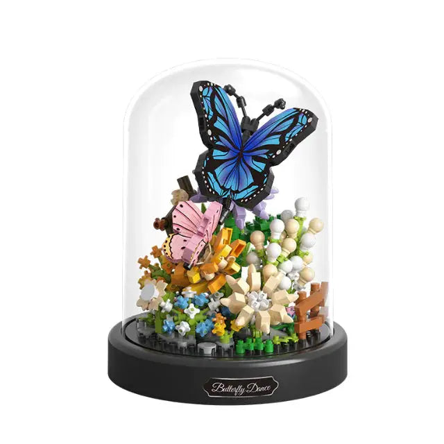 Bee Butterfly Flower Bonsai Block (Single) GLR SHOPPING