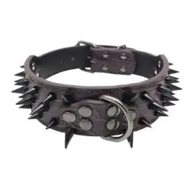 Spiked Studded Leather Collars GLR SHOPPING