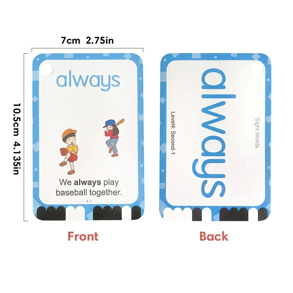 Sight Words Flashcards GLR SHOPPING