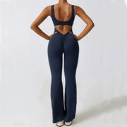 Sexy Push Up Flare Jumpsuit GLR SHOPPING