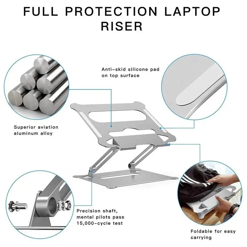 Folding Adjustable Laptop Stand GLR SHOPPING