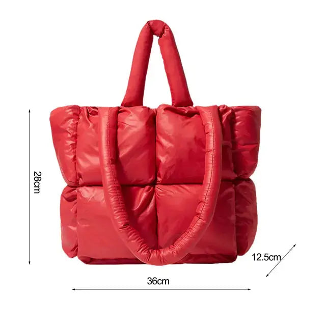 Fashion Large Tote Padded Handbags - GLR SHOPPING