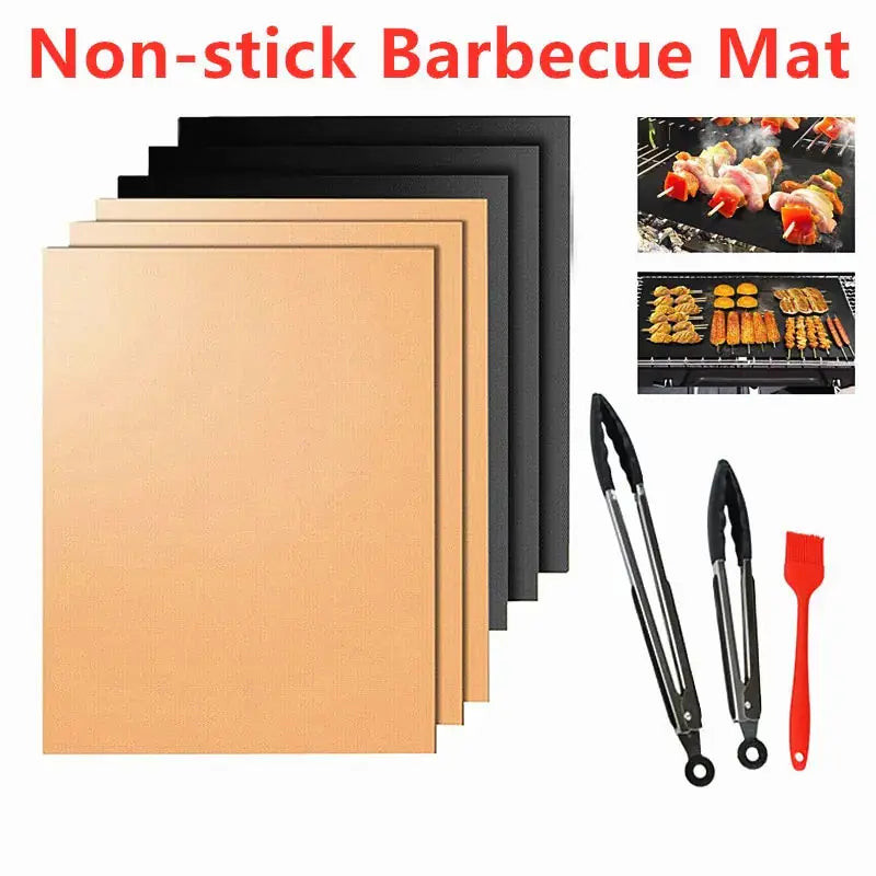 Heat-Resistant BBQ Baking Mat Set GLR SHOPPING