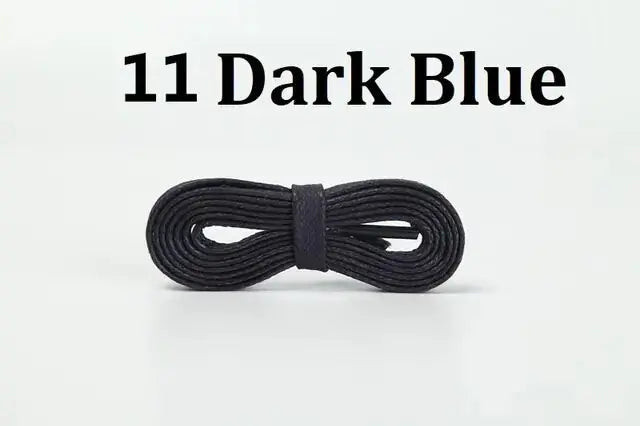 Flat Waxed Cotton Shoelaces Collection GLR SHOPPING