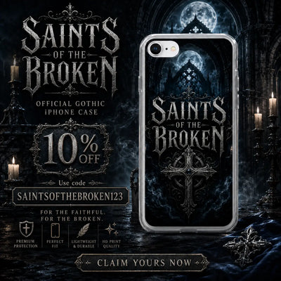 Saints of the Broken Gothic Clear Case for iPhone®