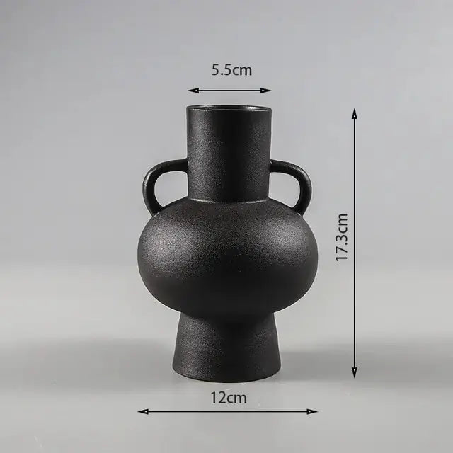 White Black Ceramic Vases GLR SHOPPING