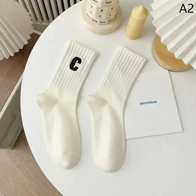 Women Tie-dye Middle Tube Socks GLR SHOPPING