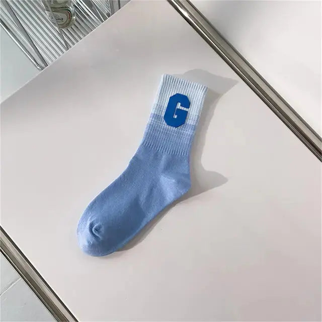 Women Tie-dye Middle Tube Socks GLR SHOPPING